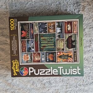 PuzzleTwist Something's Amiss! Cabin Rules 1000 Piece Puzzle